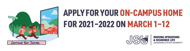Apply for your on-campus home for 2021-2022 March 1-12